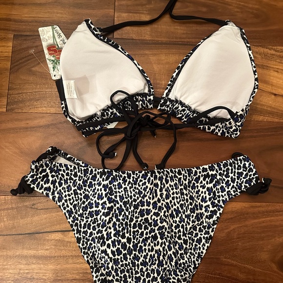 NWT KU University of Kansas Bikini Swimsuit Spring Break Sz M - Picture 3 of 5